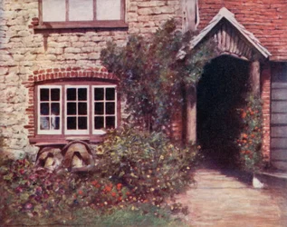 Eine Veranda in Surrey
